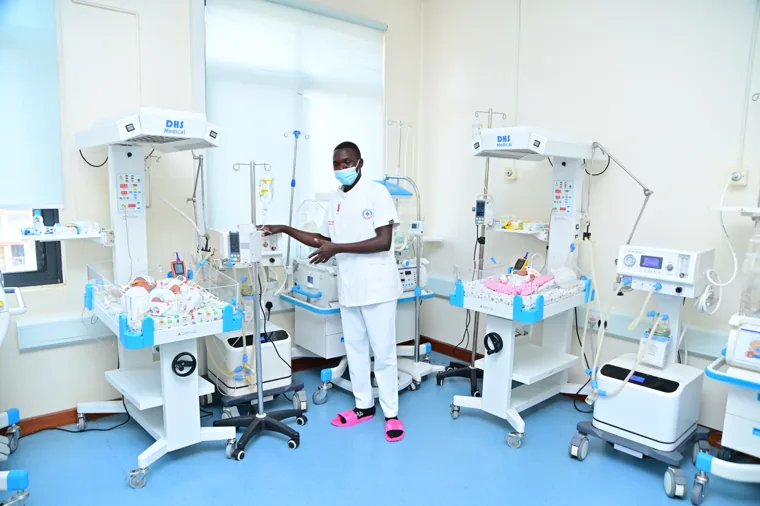 Neonatal care team at Doctors’ Hospital Sseguku