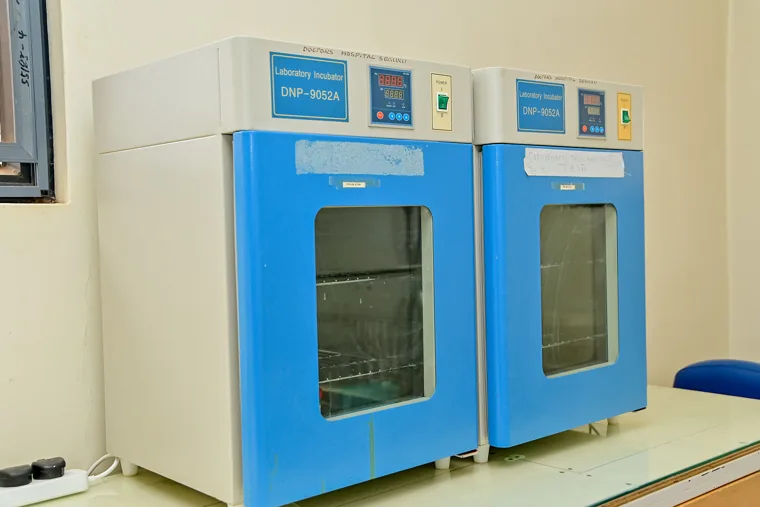 Laboratory processing equipment at Doctors’ Hospital Sseguku