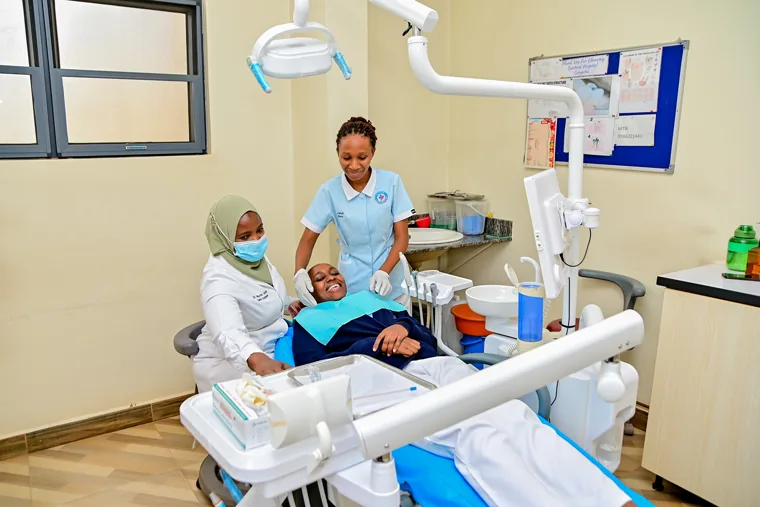 Dental care team at Doctors’ Hospital Sseguku